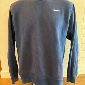 Nike Men's Classic Navy Crewneck Sweatshirt Sweater